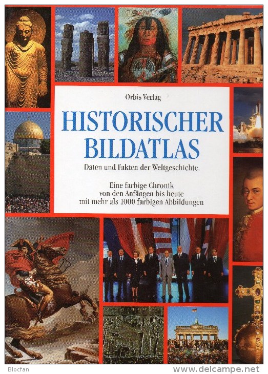 Historischer Bild-Atlas Antiquarisch 20€ Daten Fakten Welt-Geschichte ORBIS-Verlag 1991 History Book ISBN 3-572-00516-7 - Autres & Non Classés