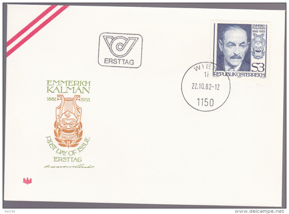 AUTRICHE : FDC : Emmerich Kalman Compositeur - FDC