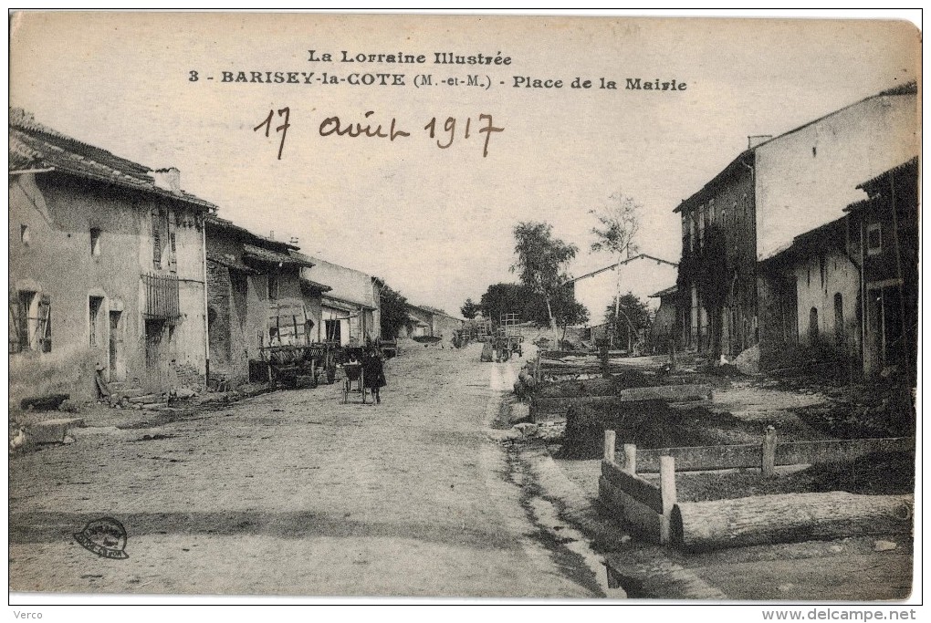 Carte Postale Ancienne De BARISEY LA COTE - Other & Unclassified