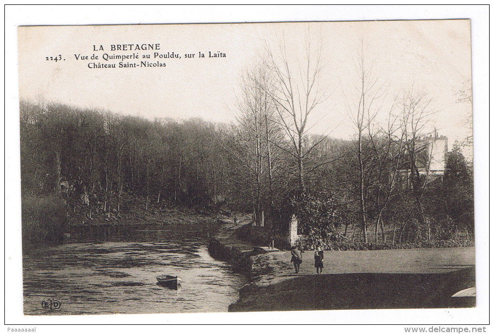 QUIMPERLE  SUR LA LAITA CHATEAU SAINT NICOLAS - Quimperlé