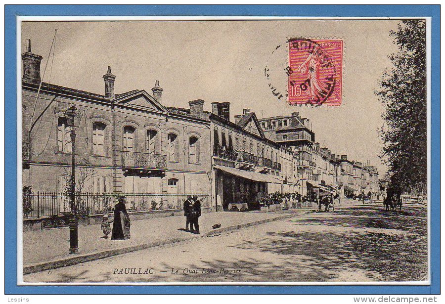 33 - PAUILLAC --  Le Quai Léon Perrier - Pauillac