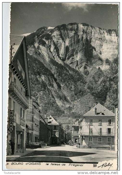 CPSM 38 BOURG D OISANS LA FALAISE DE PREGENTIL    Grand Format 15 X 10,5 - Bourg-d'Oisans