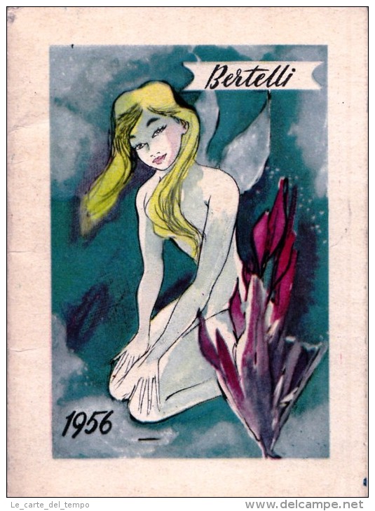 Calendarietto Bertelli Milano 1956 Illustrato Da Franz Marangolo. Calendario. - Grossformat : 1941-60