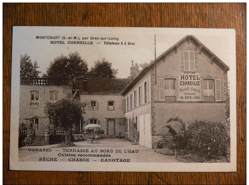 MONTCOURT (77) - Grez-sur-Loing - Hotel Corneille - Otros & Sin Clasificación