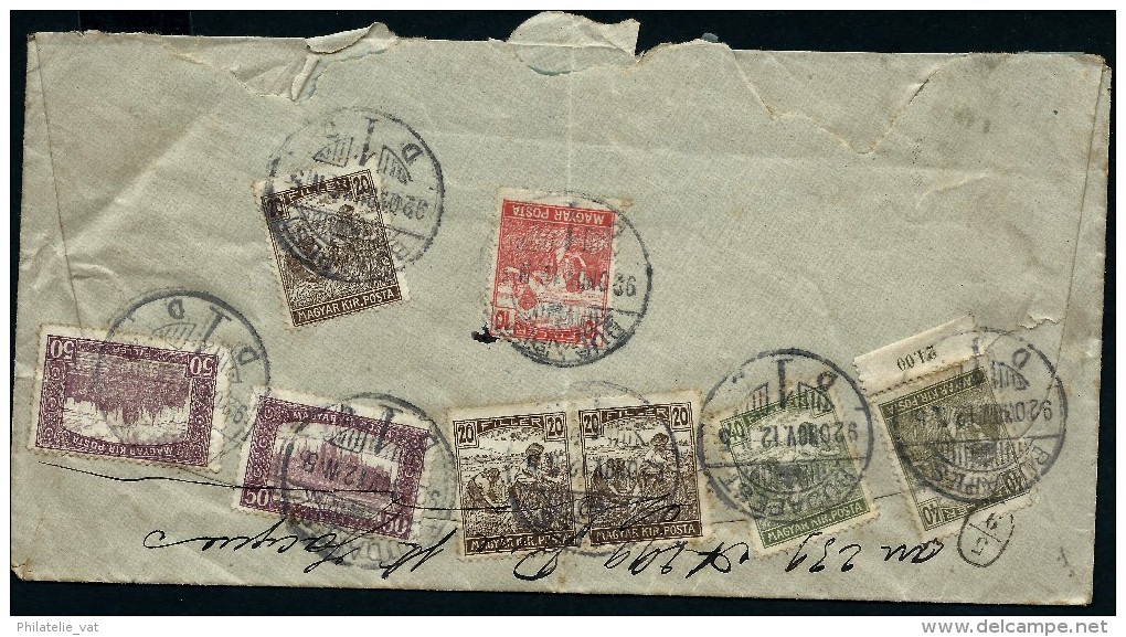 HONGRIE- LETTRE DE BUDAPEST POUR LA FRANCE  1912  A ETUDIER  LOT P2130 - Postmark Collection