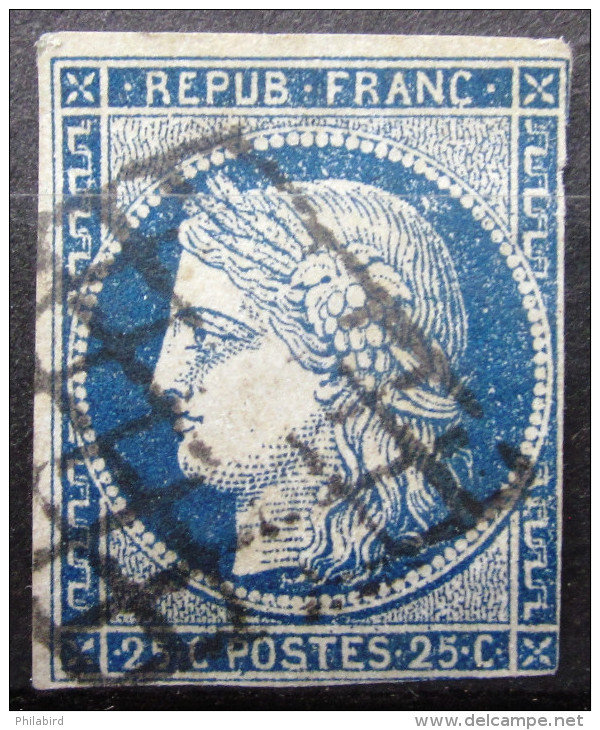 FRANCE           N° 4        OBLITERE - 1849-1850 Cérès