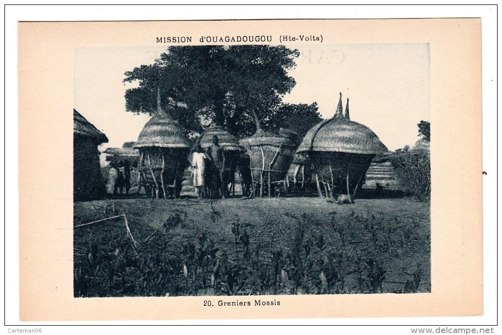 Burkina Faso - Mission D'Ouagadougou (Haute Volta) - Greniers Mossis - N° 20 - Burkina Faso