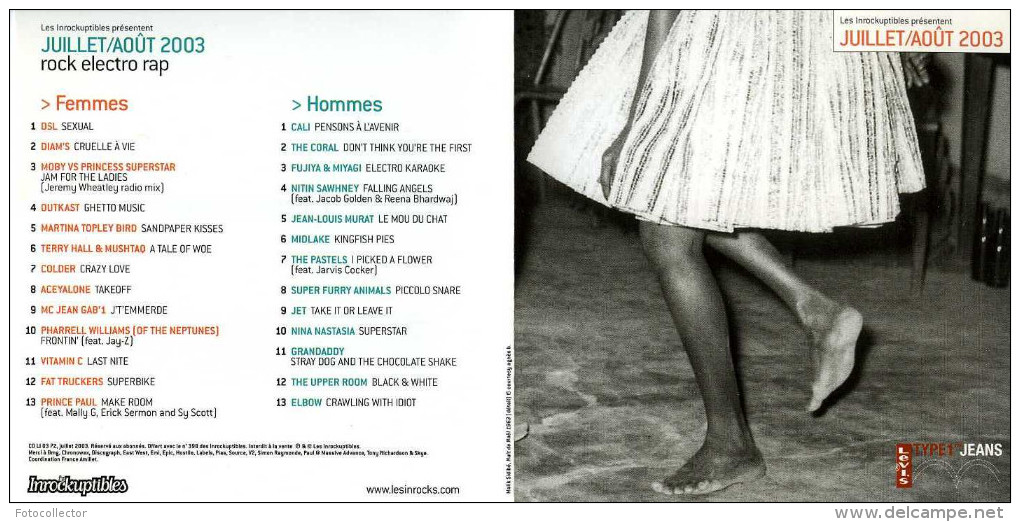 Les Inrockuptibles Juillet Août 2003 - Hit-Compilations