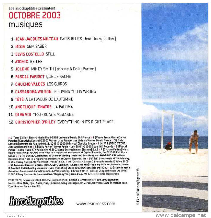 Les Inrockuptibles Musiques 2003 - Compilations