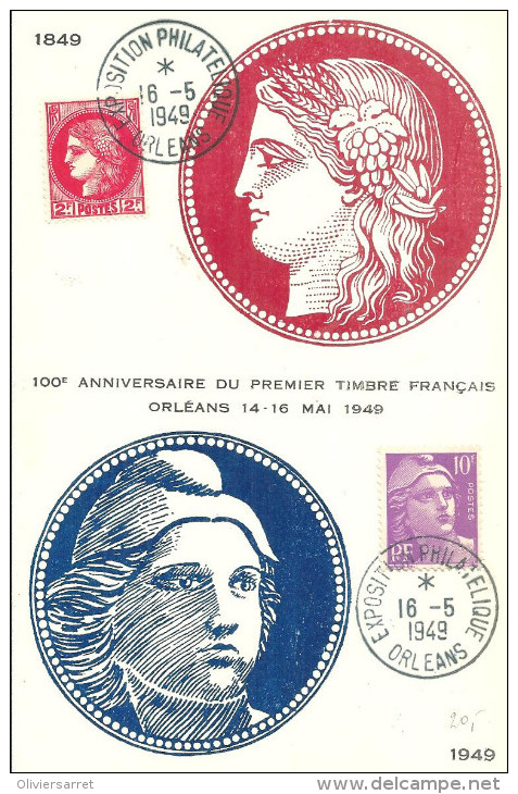 Orléans 16 05 1949 Marianne - Altri & Non Classificati