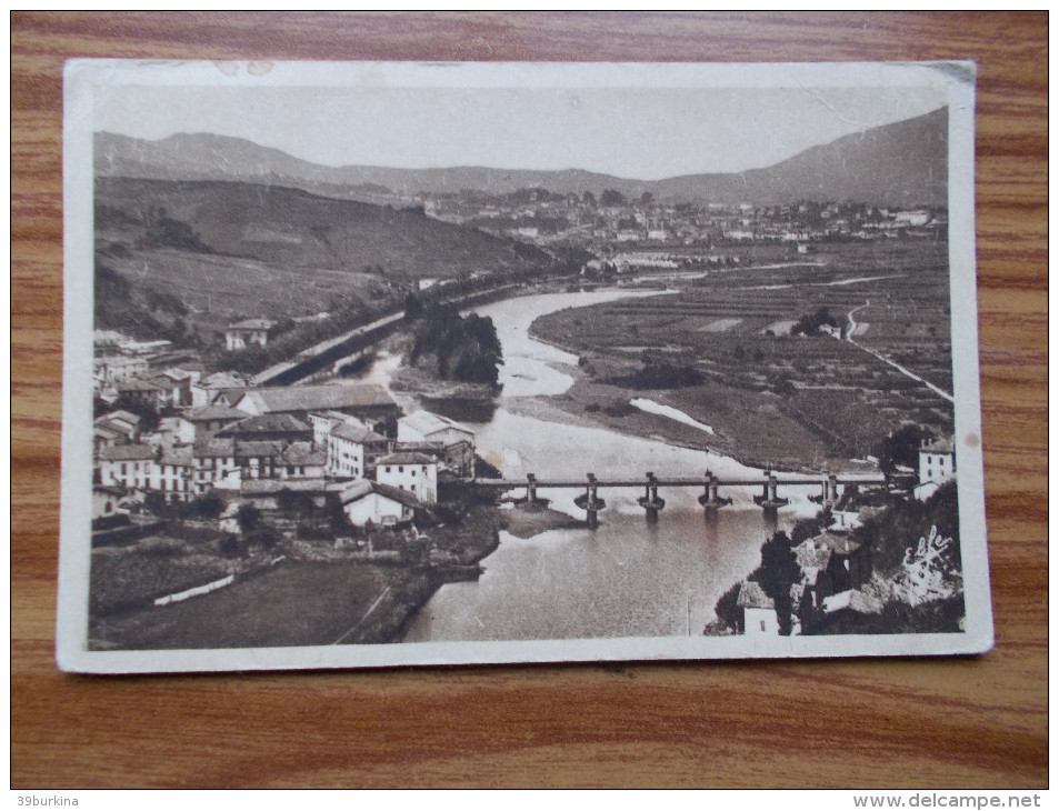 BEHOBIE  Pont International Sur La Bidassoa  1950 - Béhobie