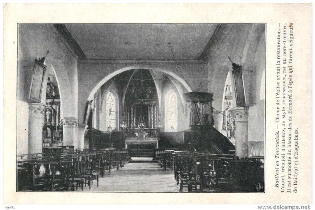 BELGIQUE - HAINAUT - ESTAIMPUIS - BAILLEUL - En Tournaisis - Choeur De L'Eglise. - Estaimpuis