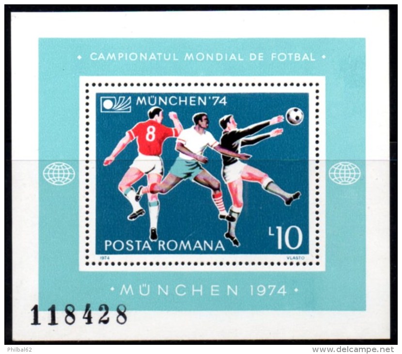 BF 114** : Roumanie, Coupe Du Monde De Football 1974 En Allemagne - Munich. - 1974 – Germania Ovest