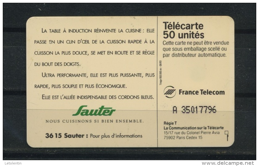 FRANCE - SAUTER - 50 U (USAGÉ) - 1993