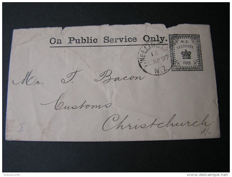 == NZ Cv. 1897 - Lettres & Documents