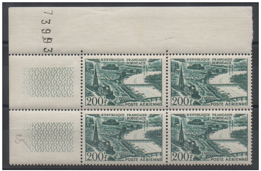 FRANCE - YT PA N° 24 Bloc De 4 CDF - Neuf ** - MNH - Cote: 70,00 € - 1927-1959 Mint/hinged