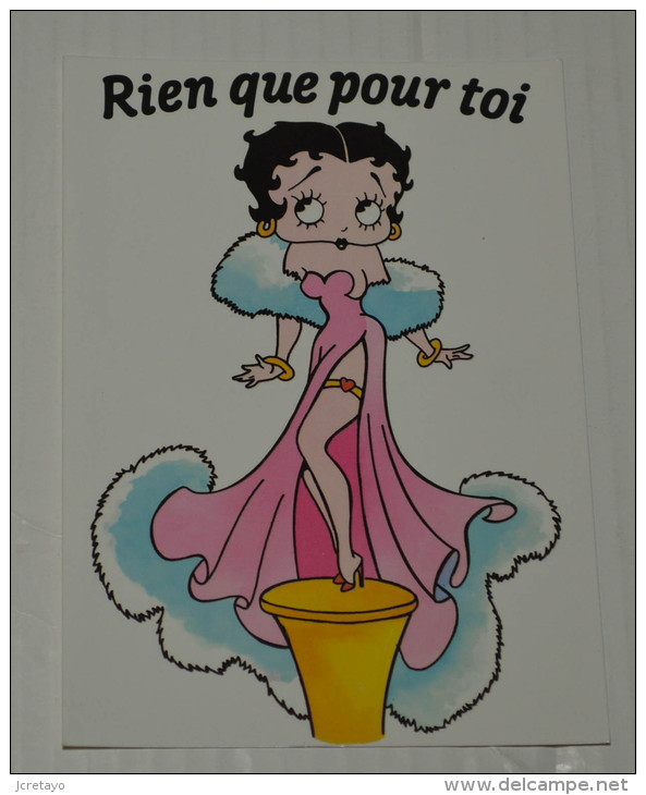 PORT GRATUIT, Betty Boop, Fleisher Studios, Editions Dalix, 1990, Carte N° 8 - Bandes Dessinées