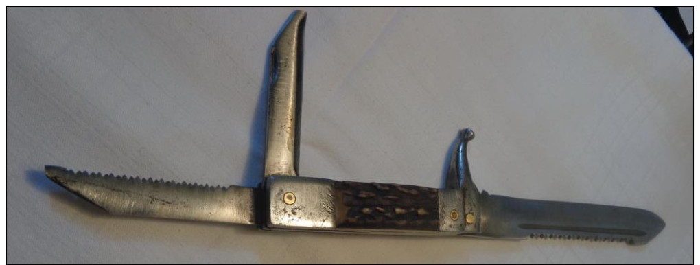 Ancien Couteau Baionnette Dents De Scie Ww2 ? - Knives/Swords