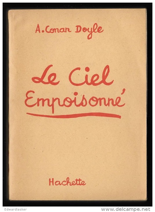 Bibl. De La JEUNESSE : Le Ciel Empoisonné //Conan Doyle - Jaquette - SF Ancienne [1] - Bibliothèque De La Jeunesse