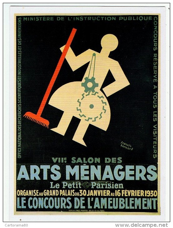 CPM / Reproduction Affiche / 7° Salon Des Arts Ménagers / 1930 / Grand Palais - Advertising