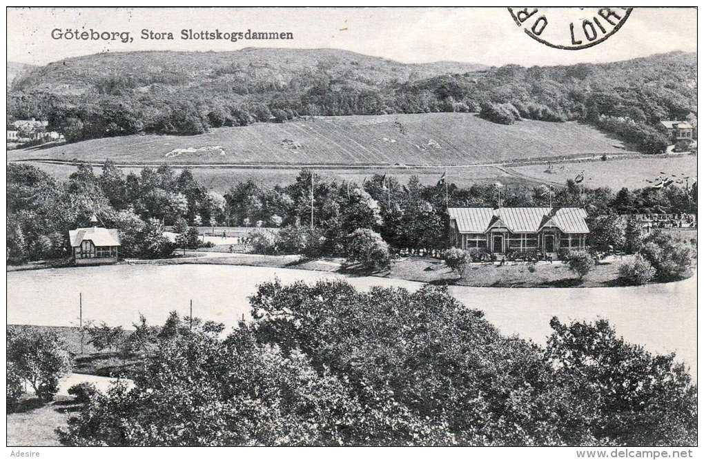 GÖTEBORG Stora Slottskogsdammen Gel.1910 - Sweden