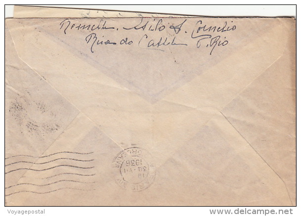 Lettre -Brésil Pour La France - Storia Postale