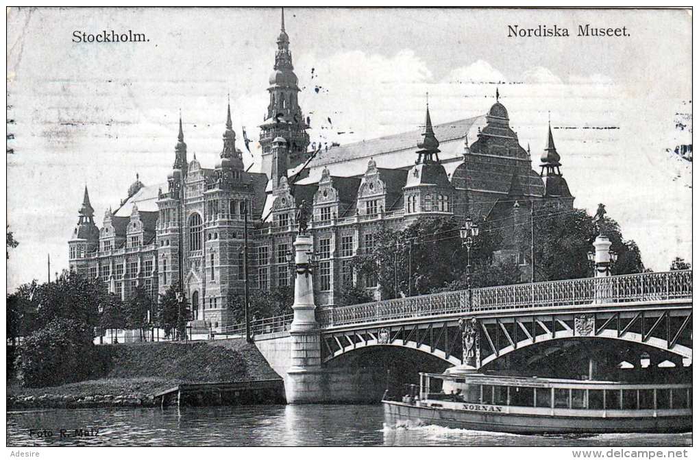 STOCKHOLM Nordiska Museet, Gel.1910 - Schweden