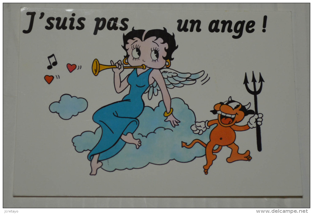 PORT GRATUIT, Betty Boop, Fleisher Studios, Editions Dalix, 1990, Carte N° 2 - Bandes Dessinées