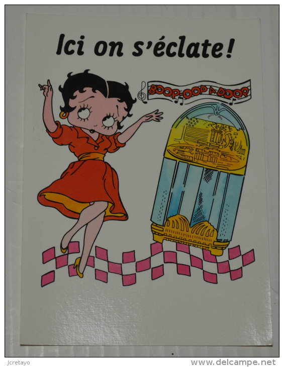 PORT GRATUIT, Betty Boop, Fleisher Studios, Editions Dalix, 1990, Carte N° 16 - Bandes Dessinées