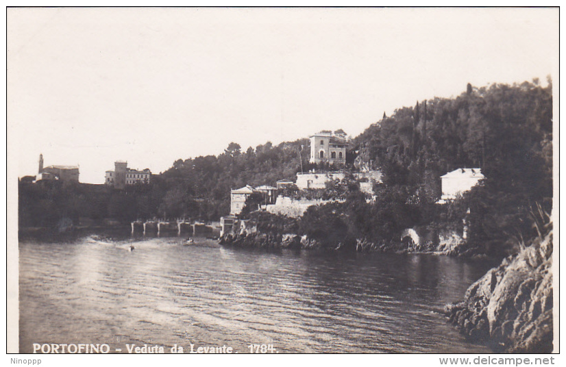 Italy Unused Postcard Portofino Veduta Da Levante - Marcophilia