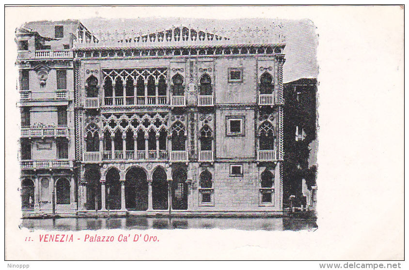 Italy Unused Postcard Venezia Palazzo Ca'D 'oro - Marcophilia