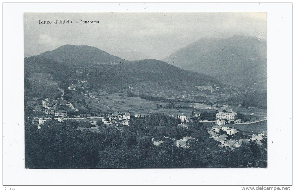 CPA ITALIE - LANZO D'INTELVI - Panorama - Très Jolie Vue Générale Du Village - Altri & Non Classificati