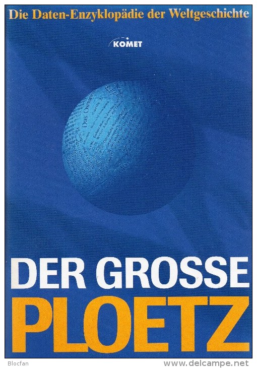 Große PLOETZ Daten In Weltgeschichte Antiquarisch 24€ Daten Fakten A-Z KOMET-Verlag 1998 History Book ISBN 3-89836-147-0 - Sonstige & Ohne Zuordnung