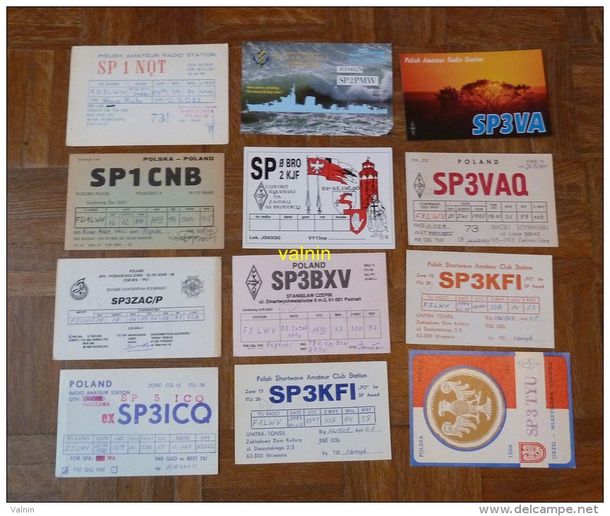 LOT 12 CARTES QSL - 5 - 99 Cartoline