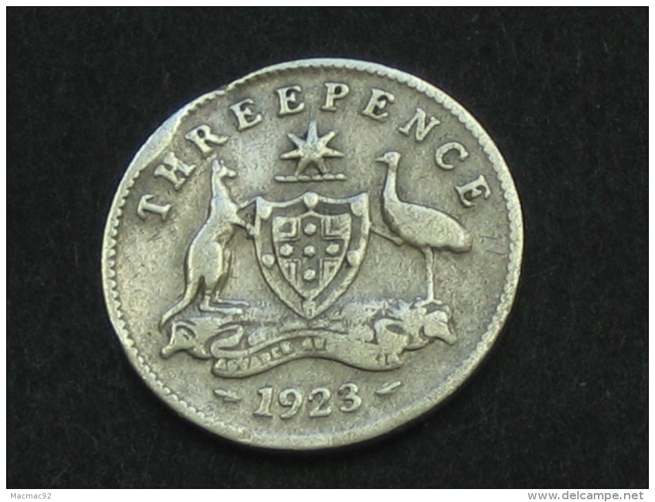 AUSTRALIE 3 Three Pence 1923 -  ***** EN ACHAT IMMEDIAT ***** - Threepence