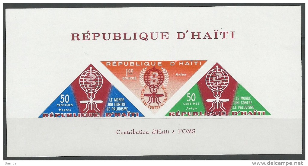 Haïti 1962 BF 18 A ** Éradication Du Paludisme - Malaria - Moustiques - OMS - Disease