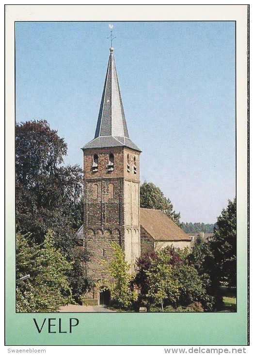 NL.- Velp. Oude Jan. Kerk. 2 Scans - Velp / Rozendaal