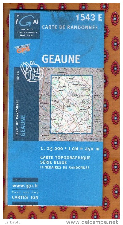 1 Carte Ign - Randonnee  - Geaune - Cartes/Atlas