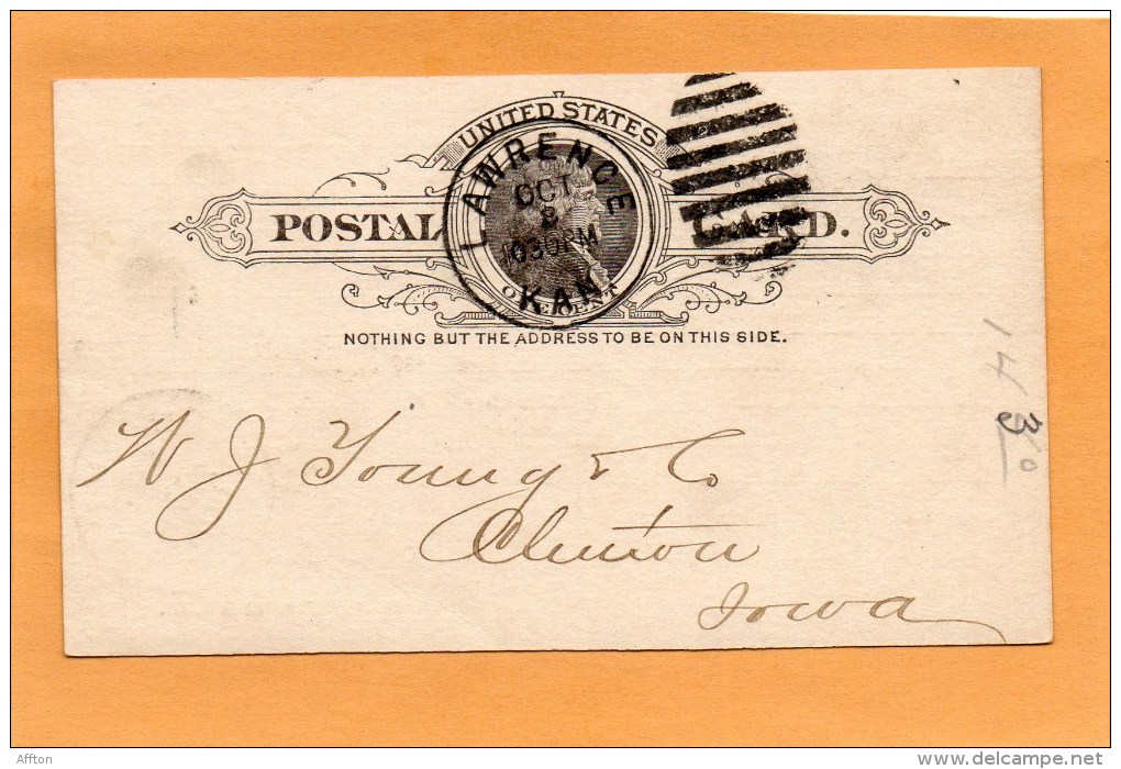 United States 1891 Card Mailed - ...-1900