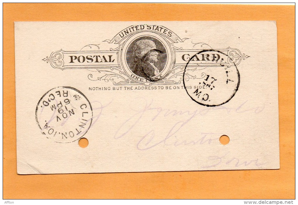 United States Old Card Mailed - ...-1900