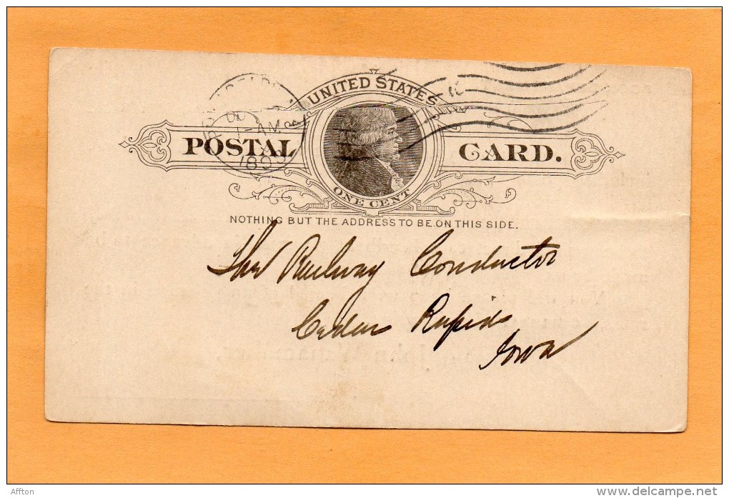 United States 1898 Card Mailed - ...-1900