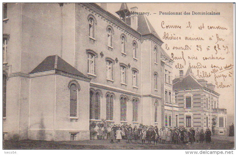 1912   Messancy  "  Pensionnat Des Dominicaines  " - Messancy