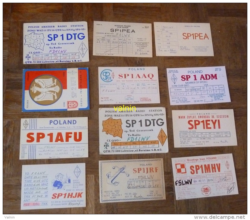 LOT 12 CARTES QSL - 5 - 99 Cartoline