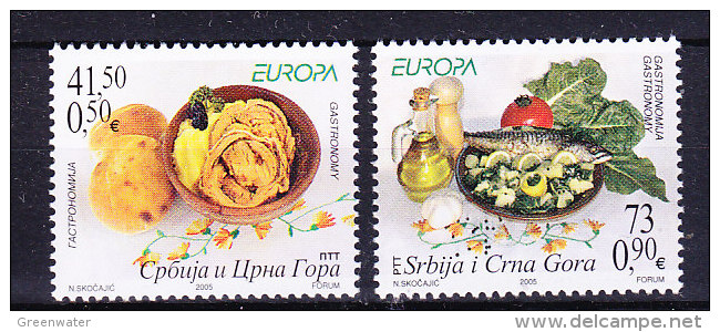 Europa Cept 2005 Serbia & Montenegro 2v ** Mnh (19688) - 2005