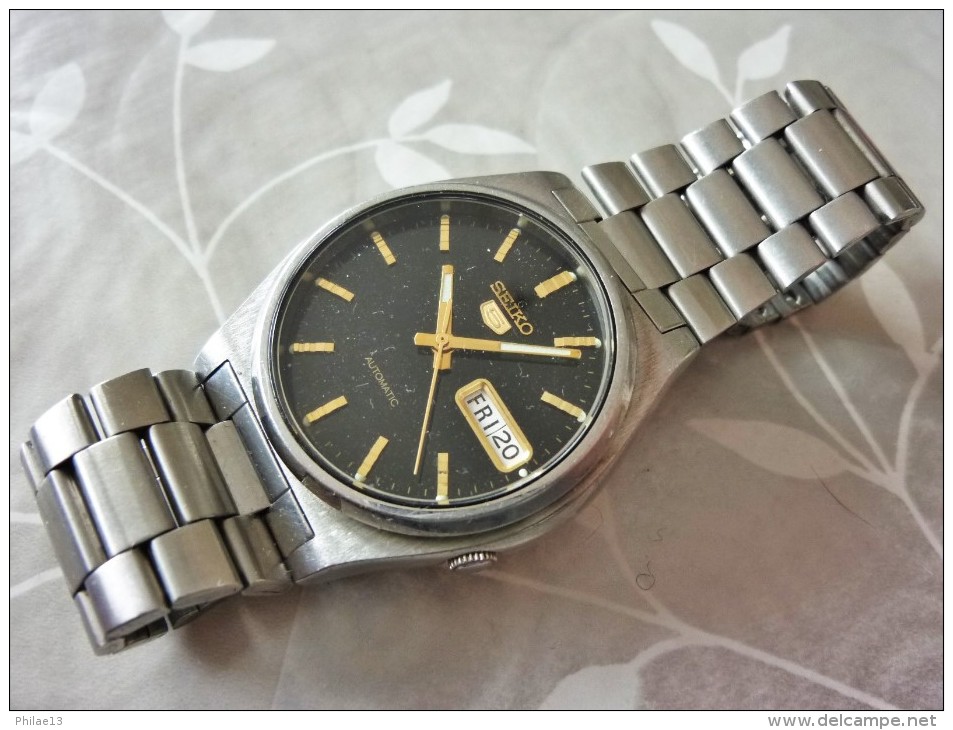 SEIKO 5 7S26 Automatique 21 Rubis SEI0228 - Watches: Old