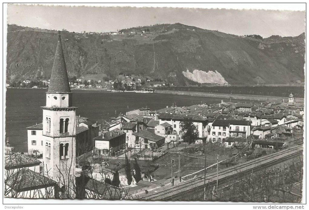 I2283 Bissone - Panorama Con Il Lago Di Lugano / Viaggiata 1957 - Bissone