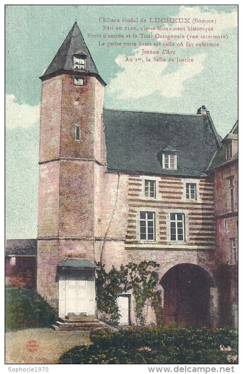 PICARDIE - 80 - SOMME -  LUCHEUX - Château Féodal - Lucheux