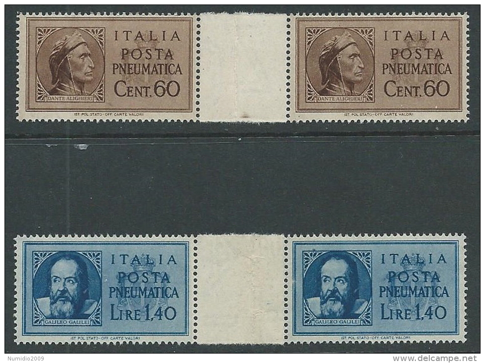 1945 LUOGOTENENZA POSTA PNEUMATICA PONTE MNH ** - SV2-1 - Recapito Autorizzato