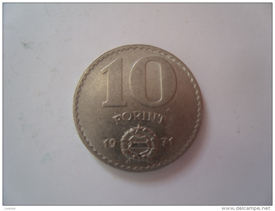 Hongrie 10 Forint 1971 - Hungría