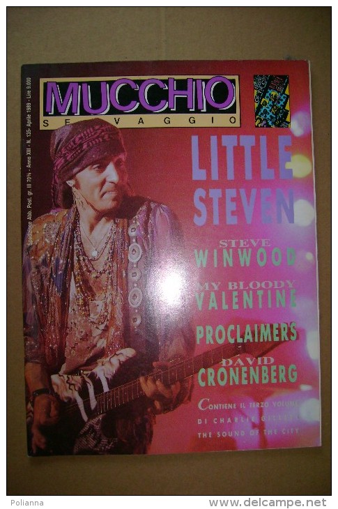 PCN/9 MUCCHIO SELVAGGIO N.135 - 1989/Steve Winwood/My Bloody Valentine/Little Steven/Lou Reed - Música